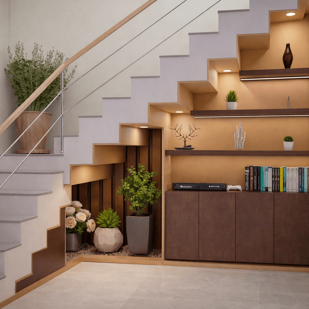 Under stairs — Kalpvriksh design concept